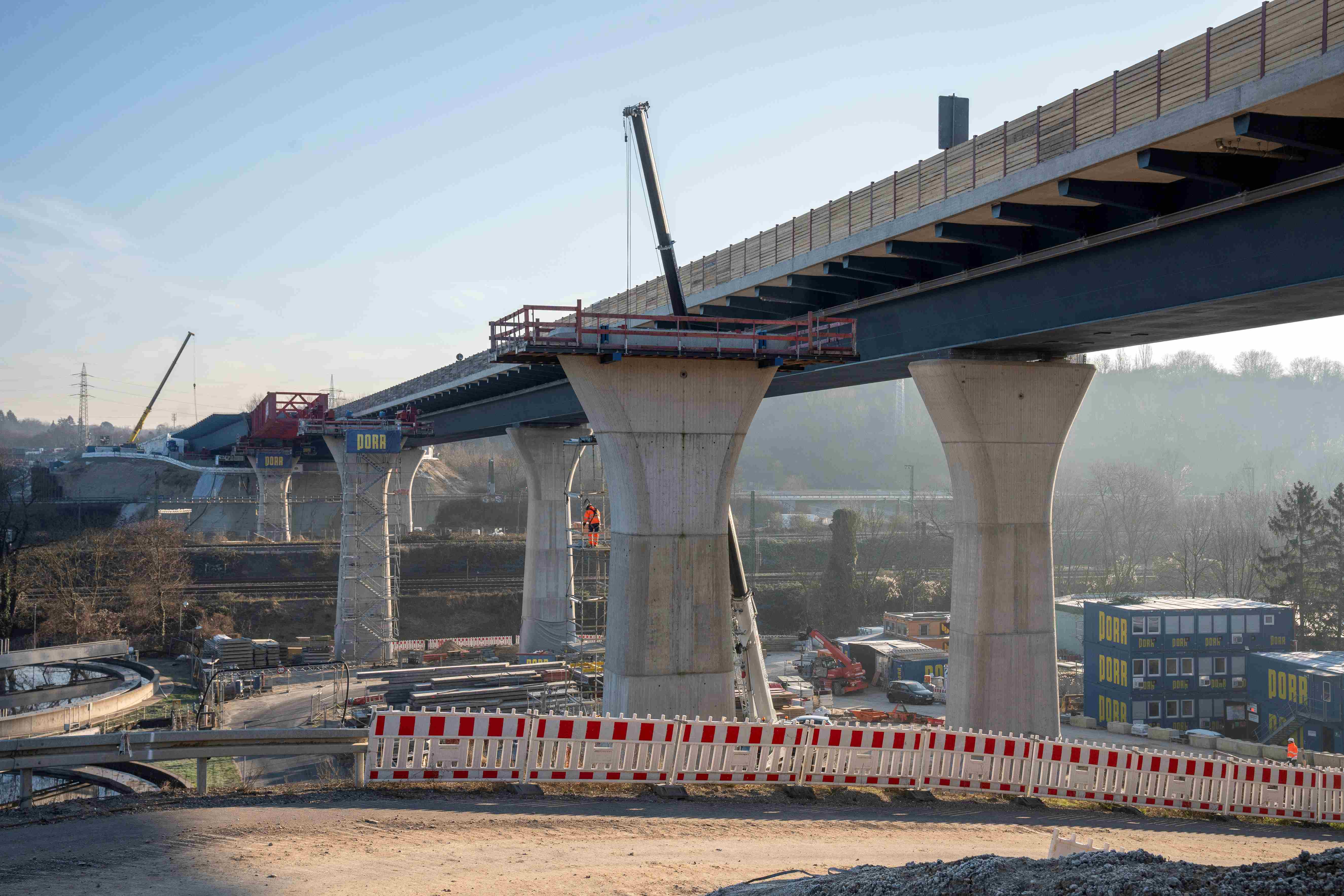 27.000 Kubikmeter Ortbeton werden für den Neubau des Südteils genutzt.