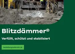 Verfüllung mit Blitzdämmer