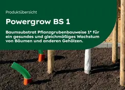 Homogene Fertigmischung aus Sand, Kies, Oberboden, Lava und Kompost (RAL-geprüft) für den Einsatz in offenen, nicht überbauten Pflanzgruben, im Bereich von Grünflächen, Grünstreifen entlang von Straßen, Spiel- und  Liegewiesen und zur Anwendung für nicht begehbare oder befahrbare Baumscheiben.